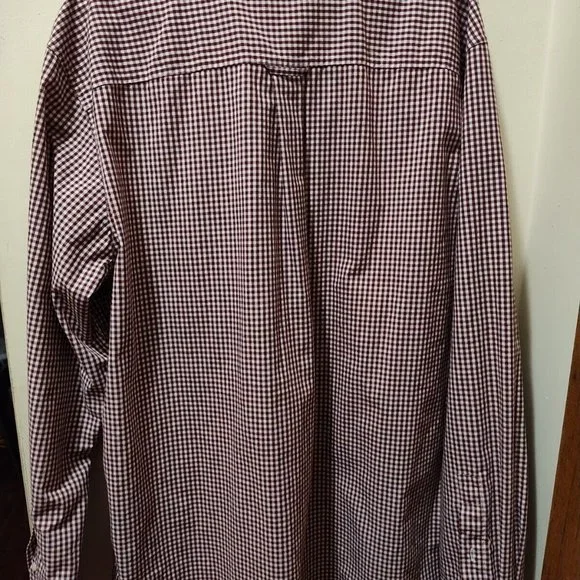 Chaps Easy Care Men's Plaid Long Sleeve Button Down Shirt Size XL - Picture 4 of 8